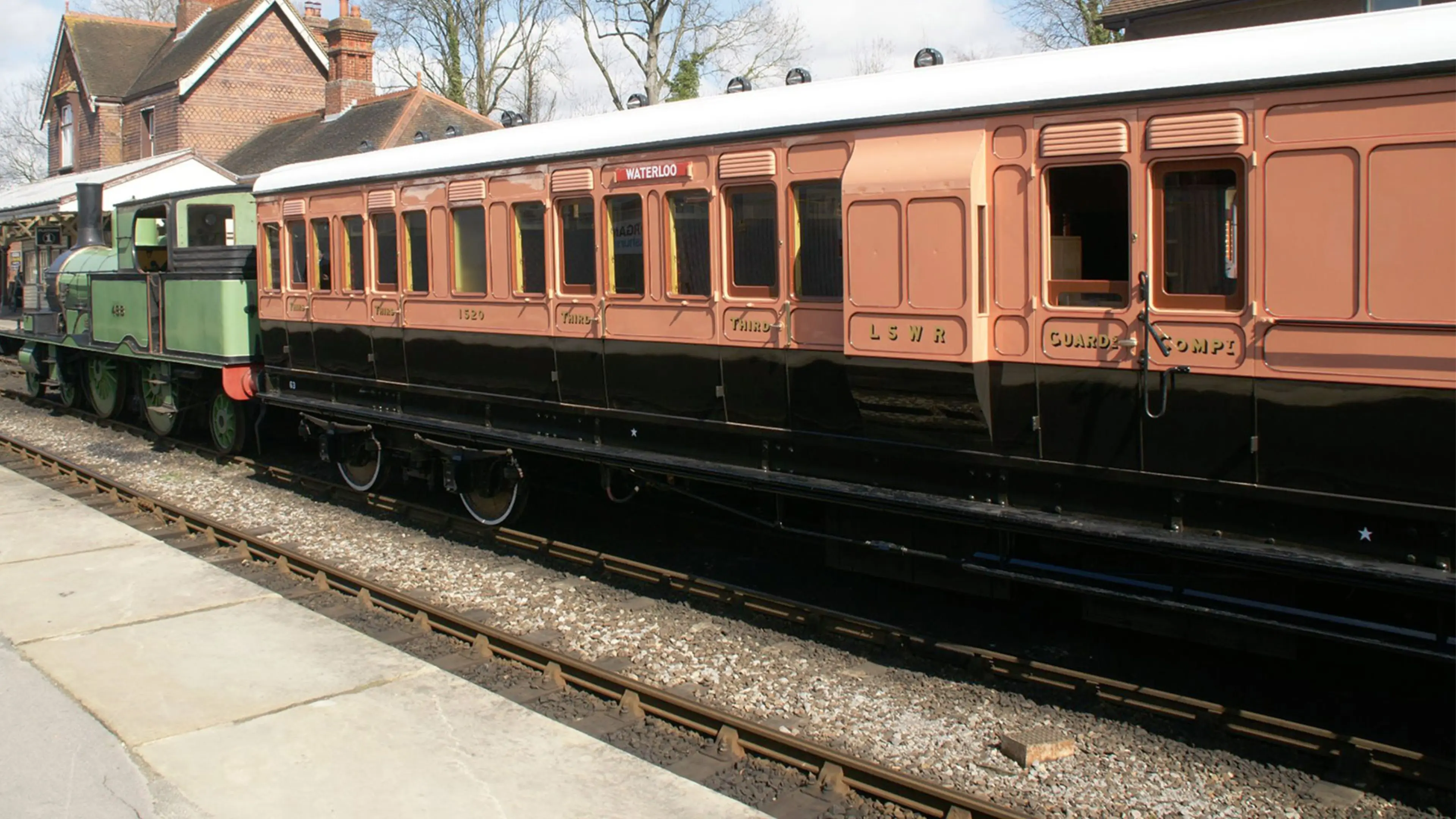 Promotional image for Steam Train Rides