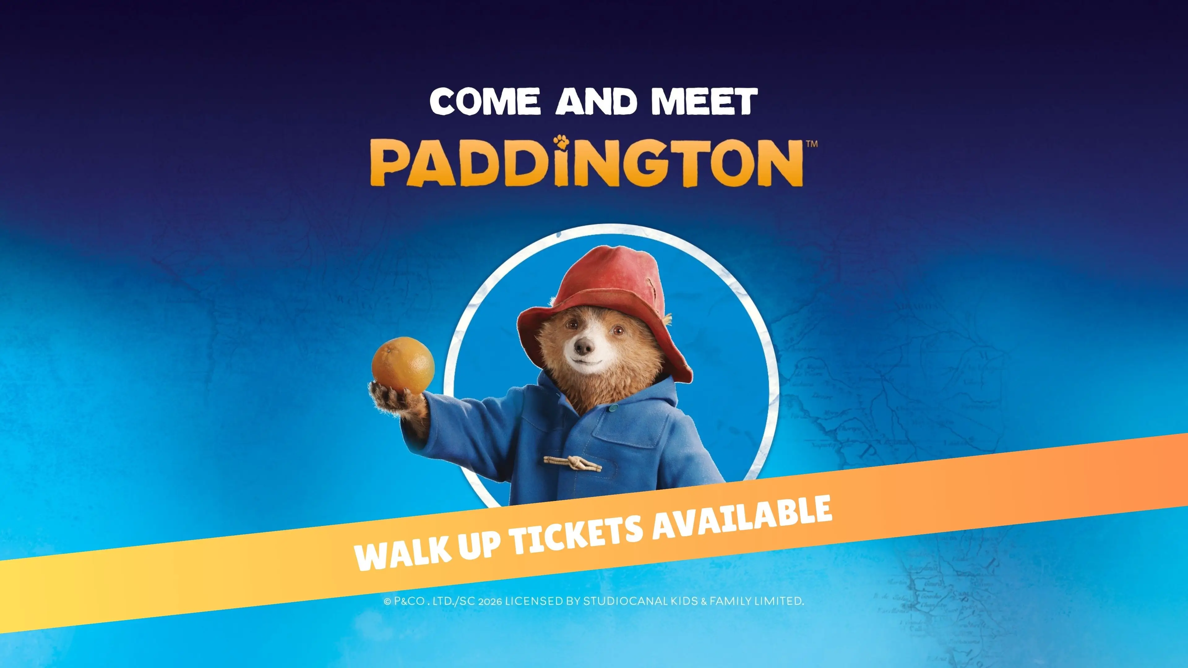 Promotional image for Meet Paddington at Hopetown