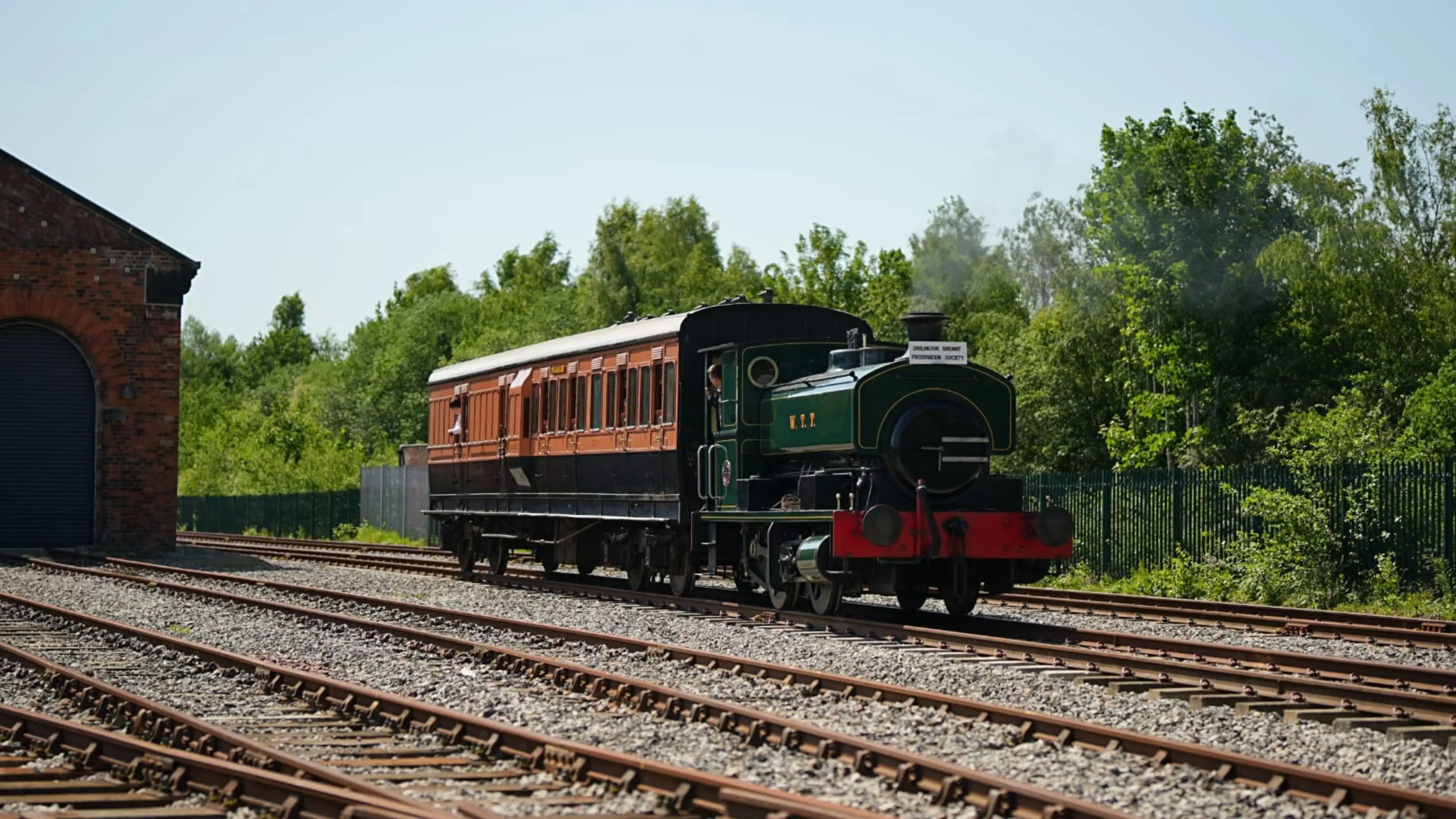 Promotional image for Steam Train Rides
